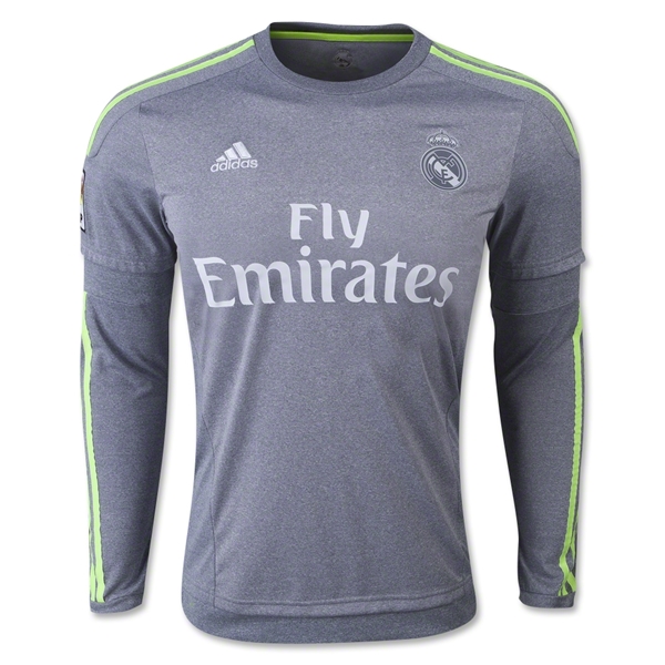 Real Madrid LS Away 2015-16 BALE #11 Soccer Jersey - Click Image to Close